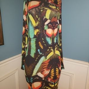 Jean paul gaultier butterfly soleil dress zM